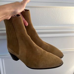 Zara suede  leather boots